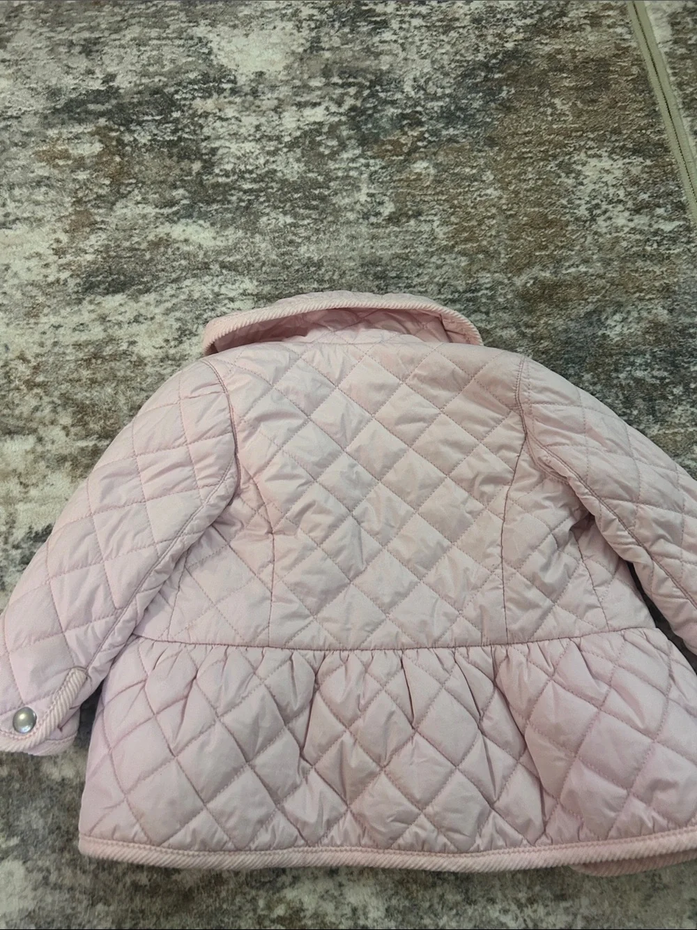 Ralph Lauren Light Pink Quilted Puffer Jacket for Kids